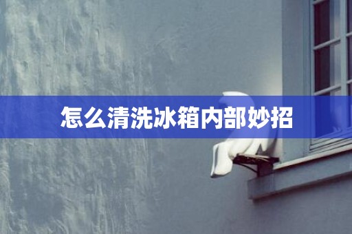 怎么清洗冰箱内部妙招
