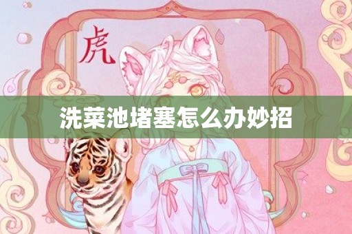 洗菜池堵塞怎么办妙招