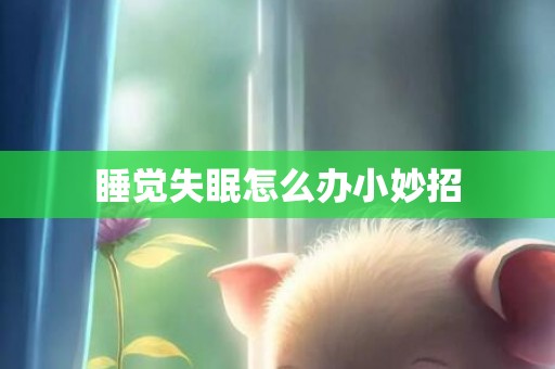 睡觉失眠怎么办小妙招