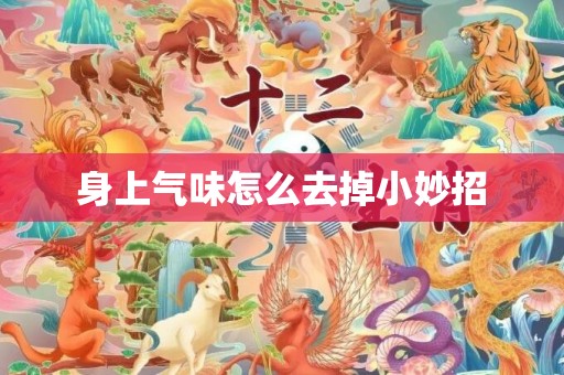 身上气味怎么去掉小妙招