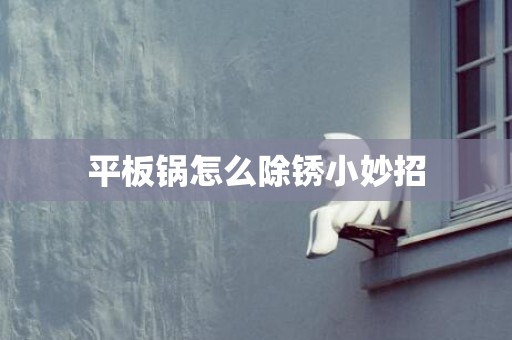 平板锅怎么除锈小妙招