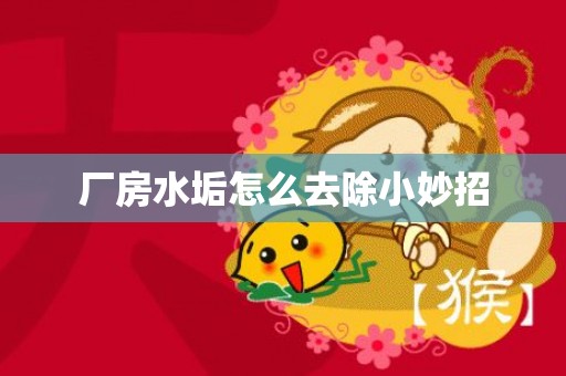 厂房水垢怎么去除小妙招