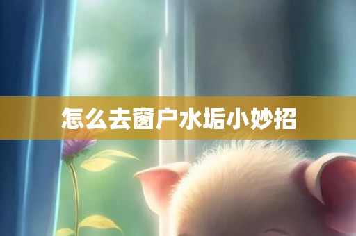 怎么去窗户水垢小妙招