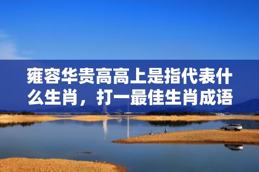 雍容华贵高高上是指代表什么生肖，打一最佳生肖成语释义解释落实