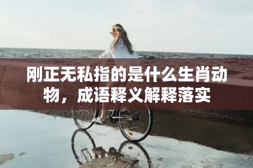刚正无私指的是什么生肖动物，成语释义解释落实插图