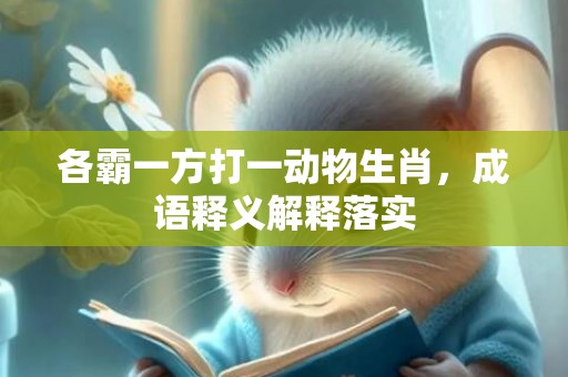 各霸一方打一动物生肖，成语释义解释落实