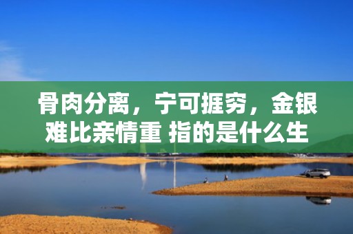 骨肉分离，宁可捱穷，金银难比亲情重 指的是什么生肖，猜一生肖数字成语释义解释落实
