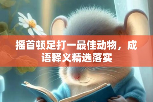 摇首顿足打一最佳动物，成语释义精选落实
