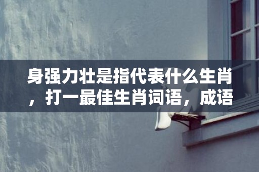 身强力壮是指代表什么生肖，打一最佳生肖词语，成语释义解释落实