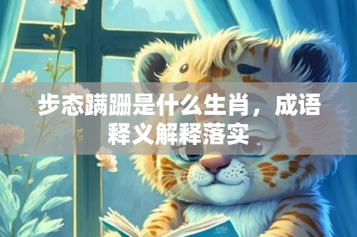 步态蹒跚是什么生肖，成语释义解释落实