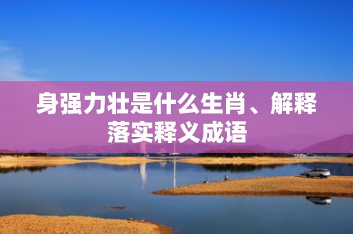 身强力壮是什么生肖、解释落实释义成语