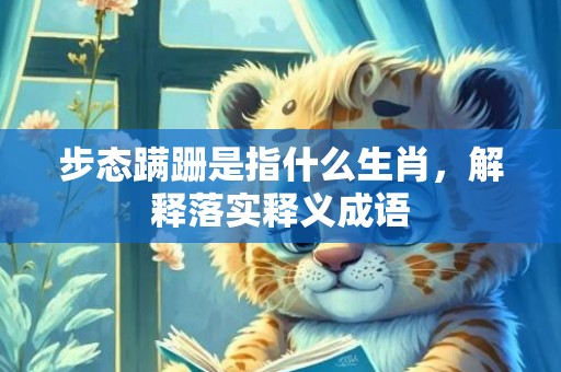 步态蹒跚是指什么生肖，解释落实释义成语