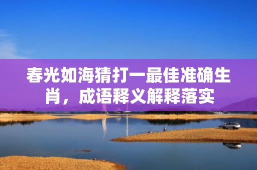春光如海猜打一最佳准确生肖，成语释义解释落实