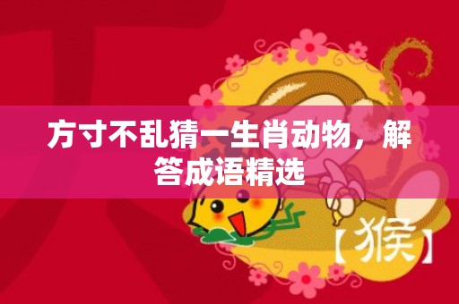 方寸不乱猜一生肖动物，解答成语精选