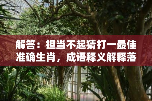 解答：担当不起猜打一最佳准确生肖，成语释义解释落实
