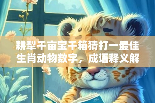 耕犁千亩宝千箱猜打一最佳生肖动物数字，成语释义解释落实