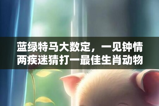 蓝绿特马大数定，一见钟情两疾迷猜打一最佳生肖动物数字、成语最佳释义解释答