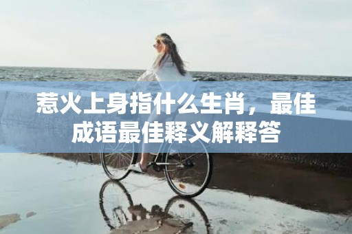 惹火上身指什么生肖，最佳成语最佳释义解释答插图