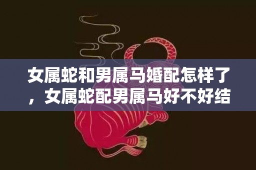 女属蛇和男属马婚配怎样了，女属蛇配男属马好不好结婚相克吗