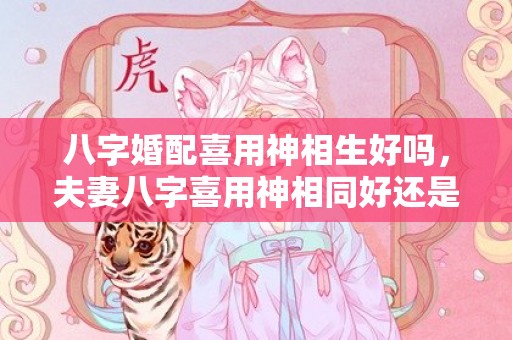 八字婚配喜用神相生好吗，夫妻八字喜用神相同好还是互补好
