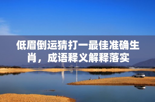 低眉倒运猜打一最佳准确生肖，成语释义解释落实插图