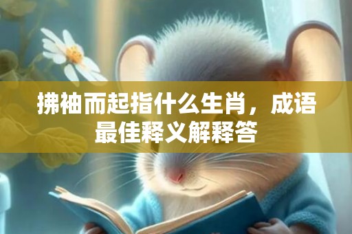 拂袖而起指什么生肖，成语最佳释义解释答插图