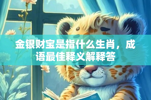 金银财宝是指什么生肖，成语最佳释义解释答