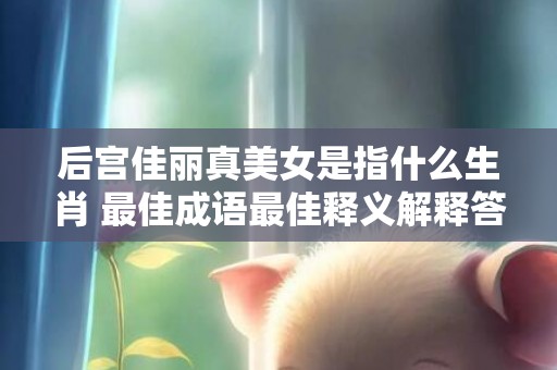 后宫佳丽真美女是指什么生肖 最佳成语最佳释义解释答