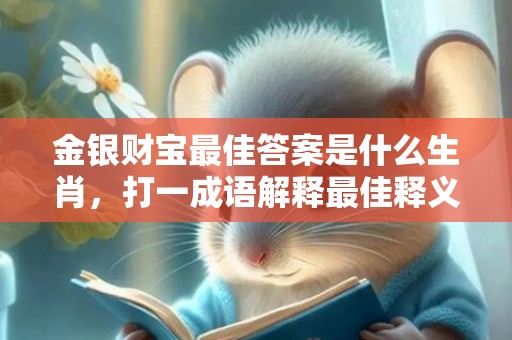 金银财宝最佳答案是什么生肖，打一成语解释最佳释义答