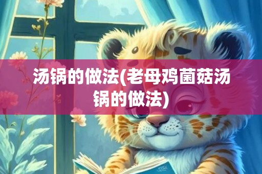 汤锅的做法(老母鸡菌菇汤锅的做法)