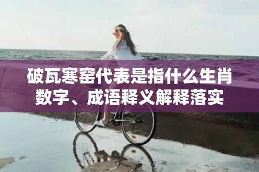 破瓦寒窑代表是指什么生肖数字、成语释义解释落实