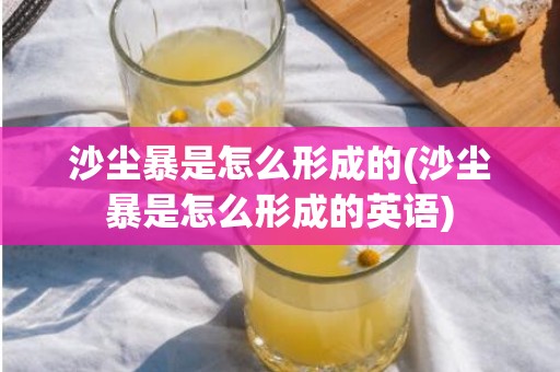 沙尘暴是怎么形成的(沙尘暴是怎么形成的英语)