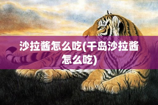 沙拉酱怎么吃(千岛沙拉酱怎么吃)