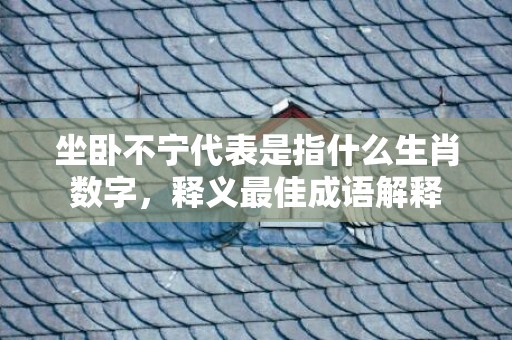 坐卧不宁代表是指什么生肖数字，释义最佳成语解释
