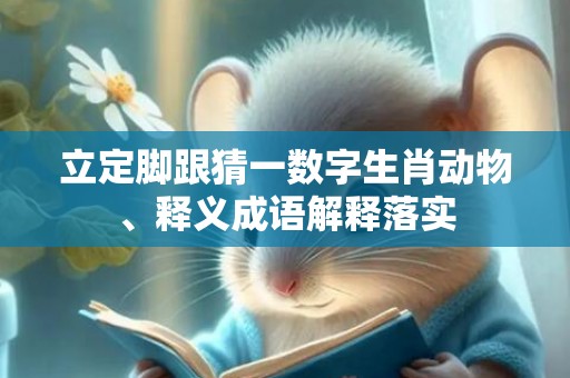 立定脚跟猜一数字生肖动物、释义成语解释落实插图