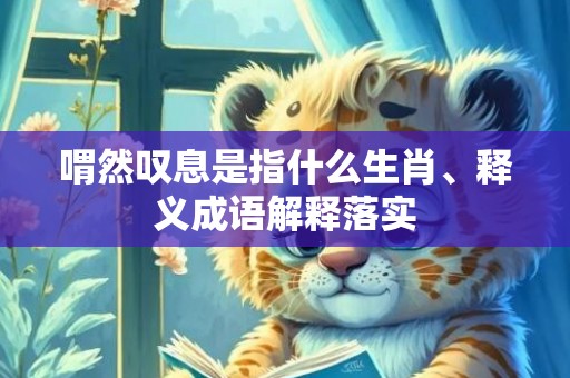 喟然叹息是指什么生肖、释义成语解释落实插图