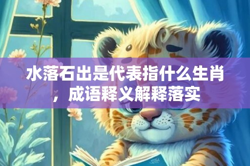 水落石出是代表指什么生肖，成语释义解释落实