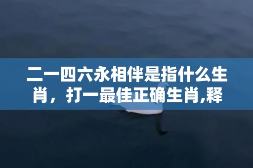 二一四六永相伴是指什么生肖，打一最佳正确生肖,释义成语解释落实