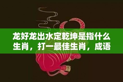 龙好龙出水定乾坤是指什么生肖，打一最佳生肖，成语解释落实释义