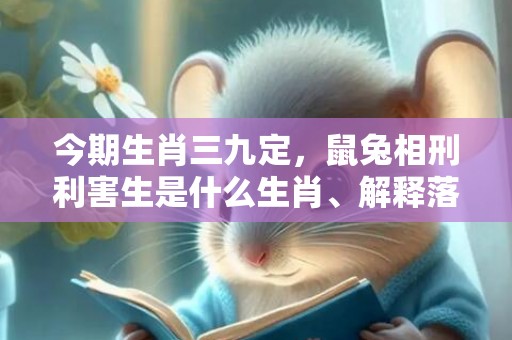 今期生肖三九定，鼠兔相刑利害生是什么生肖、解释落实释义成语