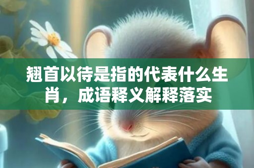 翘首以待是指的代表什么生肖，成语释义解释落实