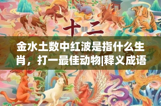 金水土数中红波是指什么生肖，打一最佳动物|释义成语解释落实
