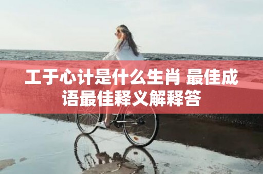 工于心计是什么生肖 最佳成语最佳释义解释答