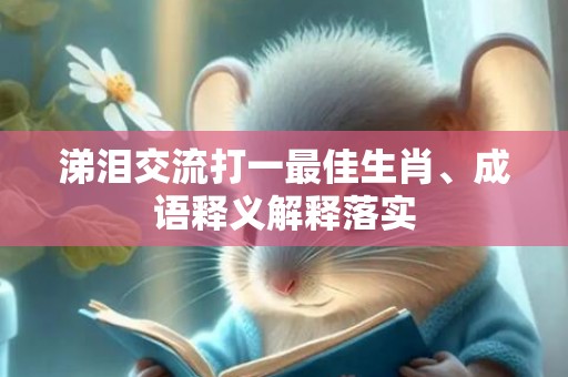 涕泪交流打一最佳生肖、成语释义解释落实