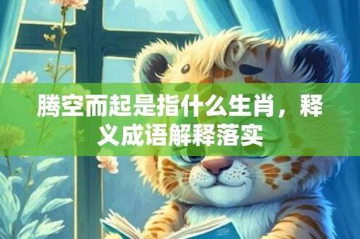 腾空而起是指什么生肖，释义成语解释落实