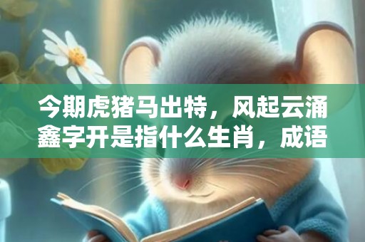 今期虎猪马出特，风起云涌鑫字开是指什么生肖，成语释义解释落实
