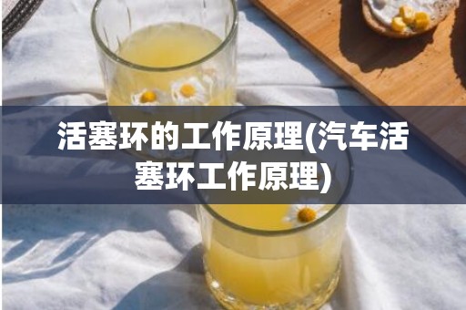 活塞环的工作原理(汽车活塞环工作原理)