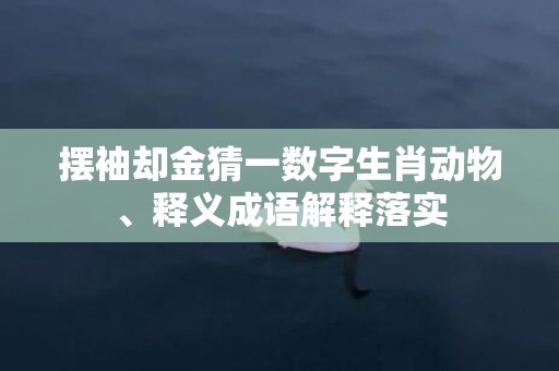摆袖却金猜一数字生肖动物、释义成语解释落实
