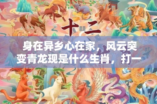  身在异乡心在家，风云突变青龙现是什么生肖，打一最佳生肖“最佳成语最佳释义解释答”