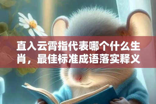 直入云霄指代表哪个什么生肖，最佳标准成语落实释义